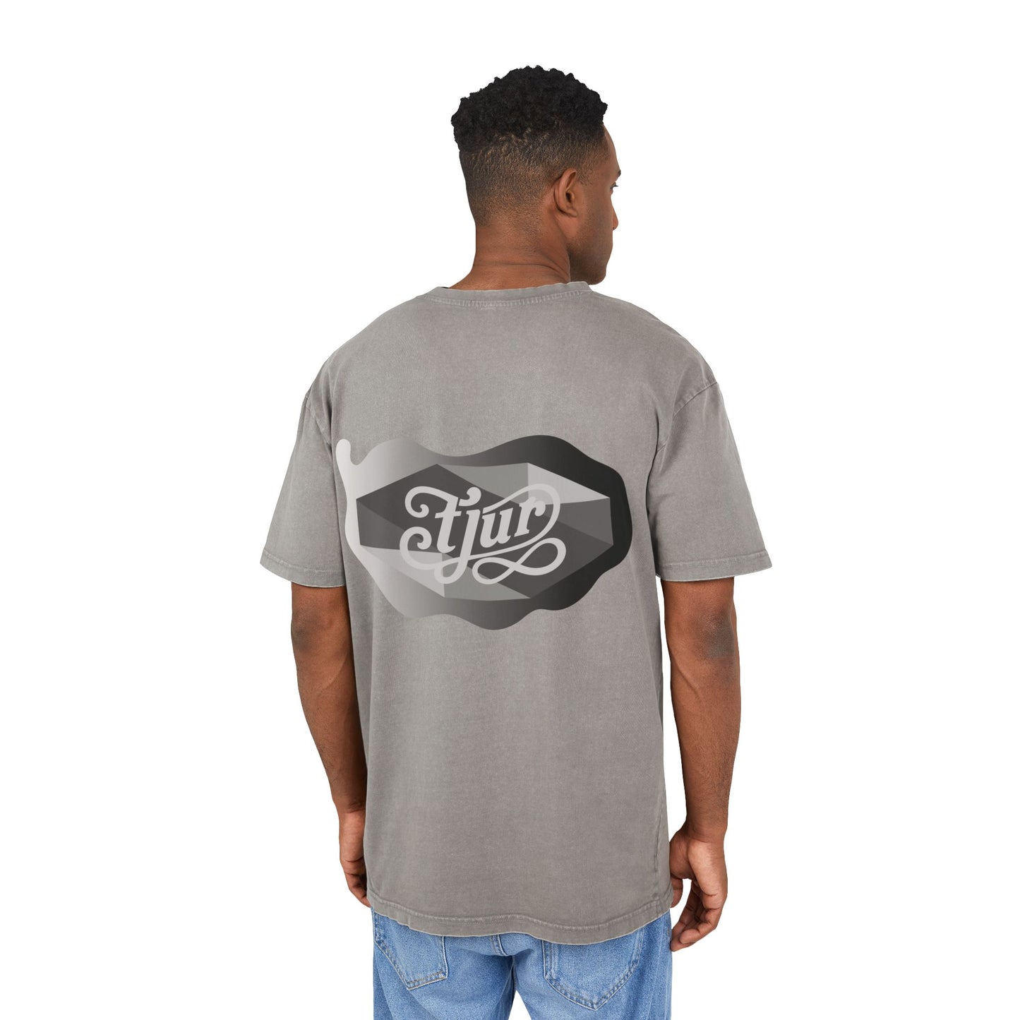tjur Men's Acid Washed Oversize Tee