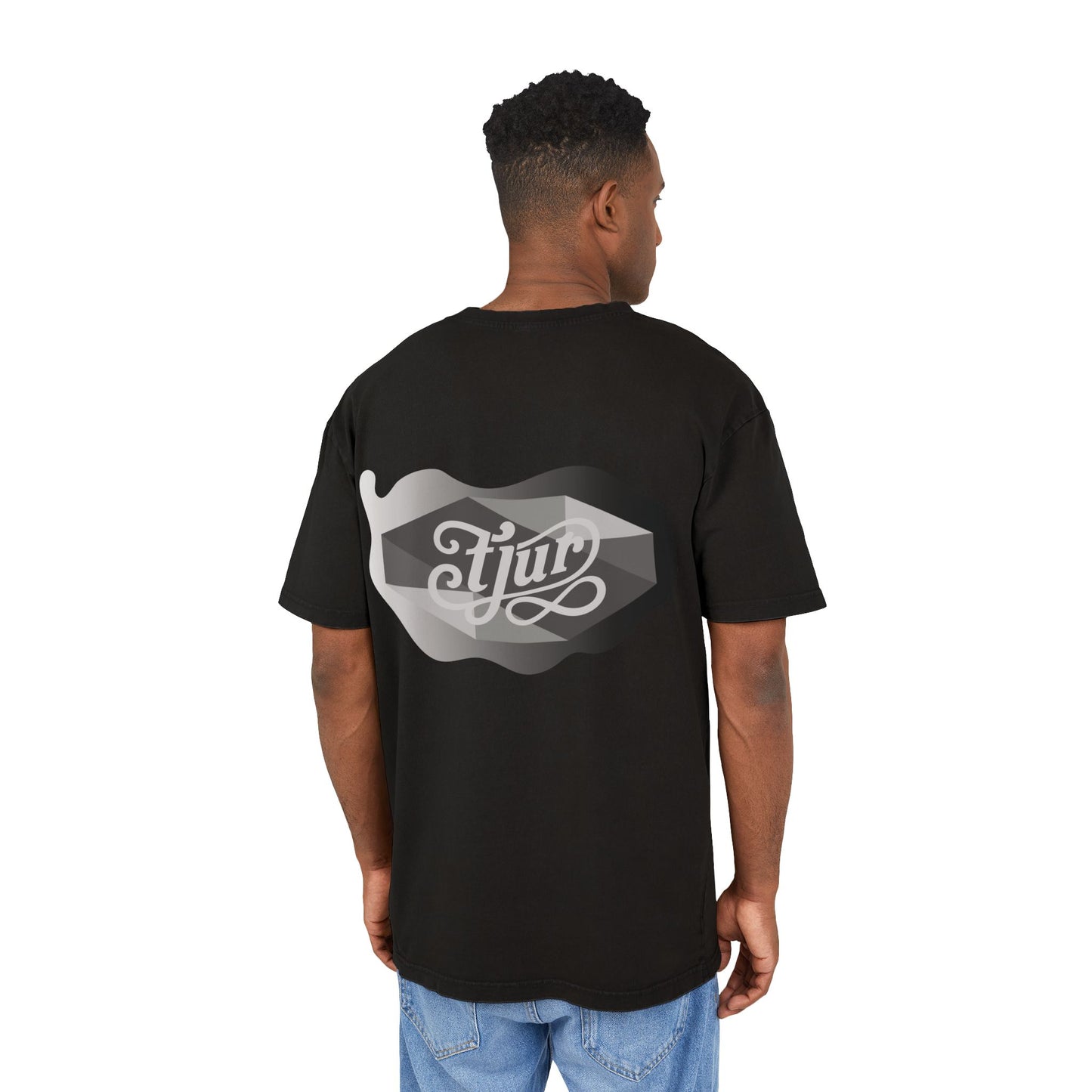 tjur Men's Acid Washed Oversize Tee