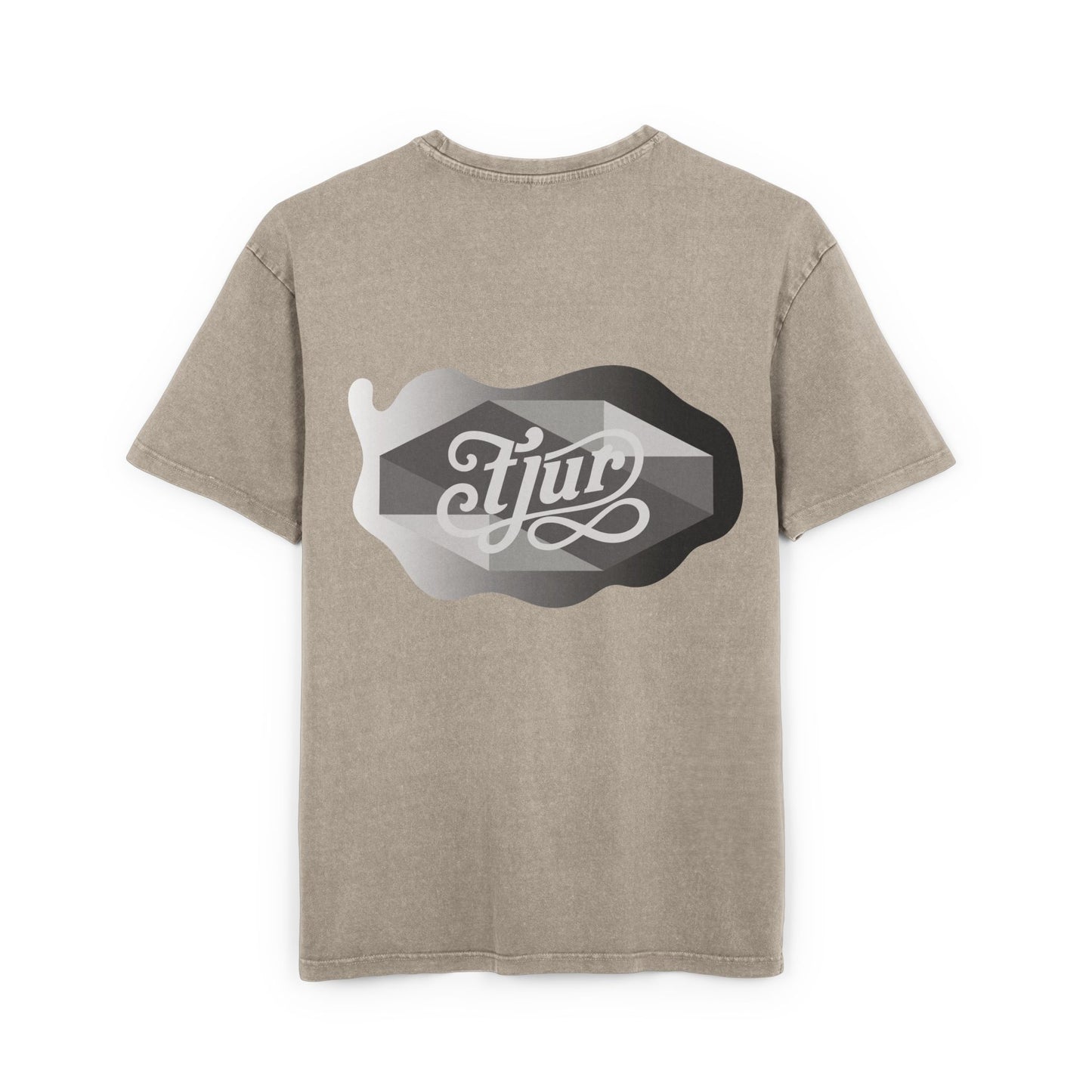 tjur Men's Acid Washed Oversize Tee