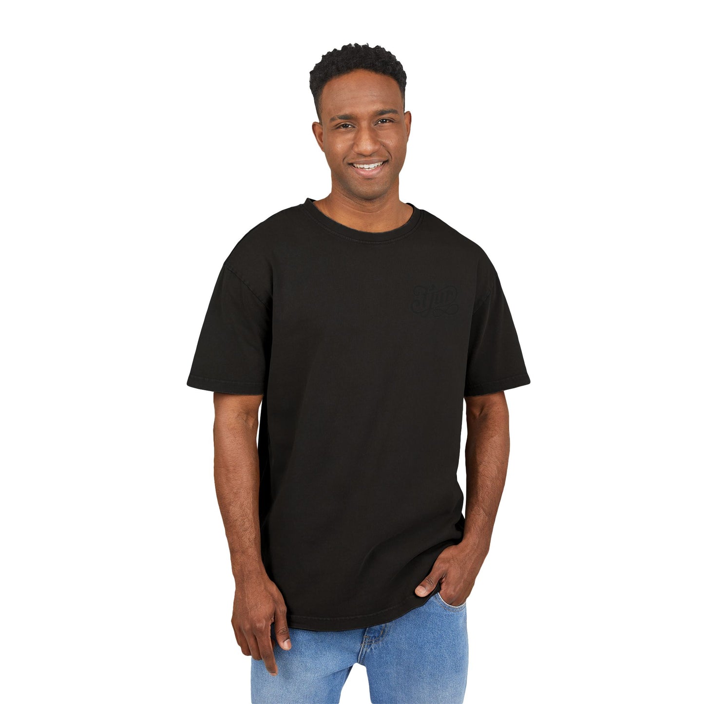 tjur Men's Acid Washed Oversize Tee