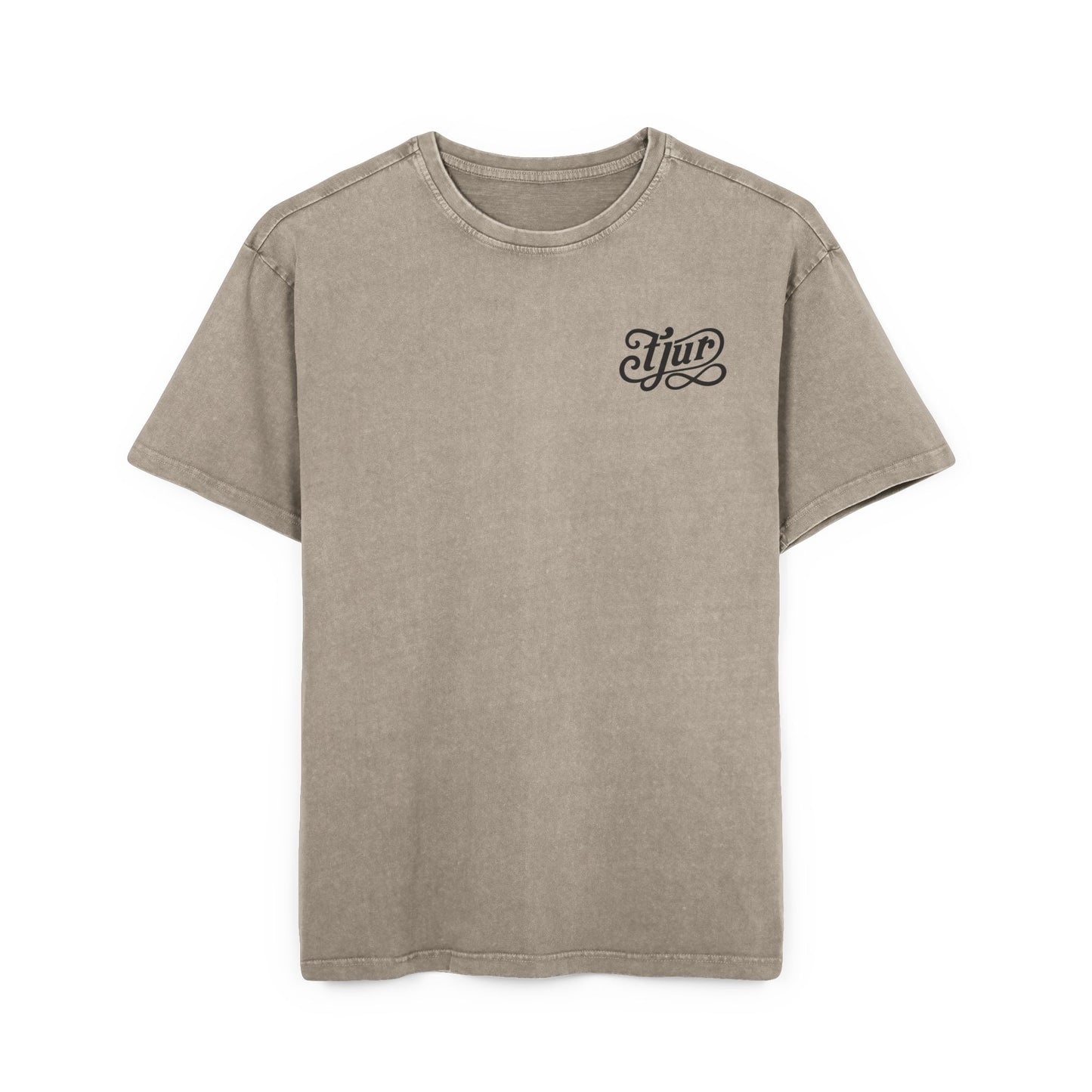 tjur Men's Acid Washed Oversize Tee